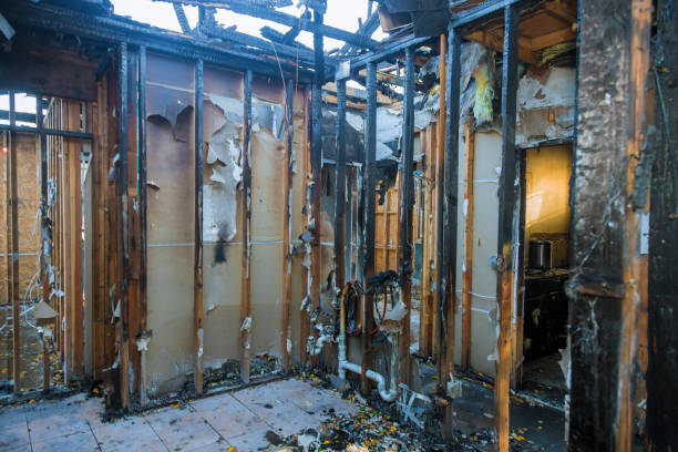 Professional Fire Damage Restoration technician working in Port Sulphur, LA